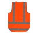 Haute visibilité Orange Reflective Safety Vest Reflective Apparel Factory